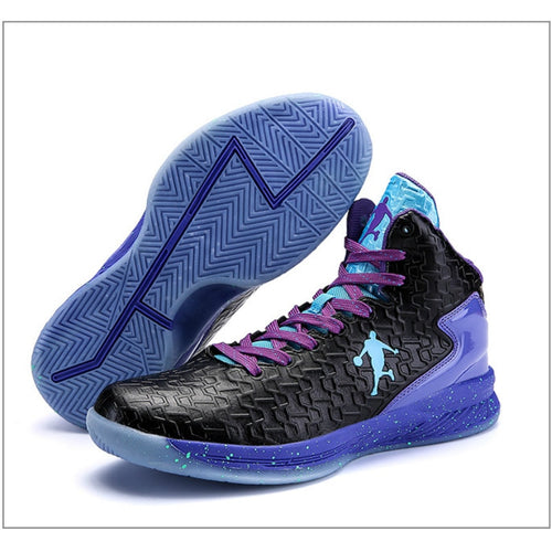 High-top Jogging Shoes Men's Cushioning Light Basketball Sneakers Anti-skid Breathable Outdoor Sports Jordan Shoes Couple Wear