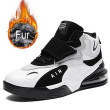 Load image into Gallery viewer, Winter Warm Boots Couple Sneakers High Top Mens Basketball Shoes Cushioning Basketball Sneakers Outdoor Sports Jordan Shoes