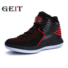 Load image into Gallery viewer, Man Light Jordan Basketball Shoes Breathable Anti-slip Basketball Sneakers Men Lace-up Sports Gym Ankle Boots Shoes Basket Homme