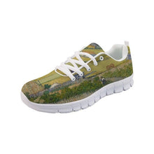 Load image into Gallery viewer, Sneakers Women Flats Shoes Spring Painting Art Printed White bottom Comfortable Flats Breathable Vincent van Gogh Master pieces