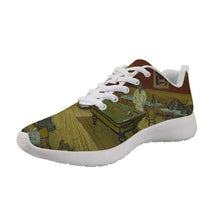 Load image into Gallery viewer, New Sneakers Women Flats Nurse Shoes Spring Painting Art Printed White bottom Comfortable Flats Breathable Vincent van Gogh