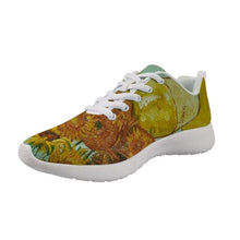 Load image into Gallery viewer, New Sneakers Women Flats Nurse Shoes Spring Painting Art Printed White bottom Comfortable Flats Breathable Vincent van Gogh