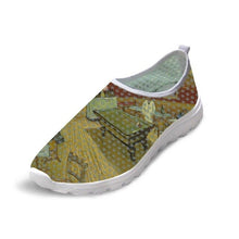Load image into Gallery viewer, Female Causal Flats ShoesVincent van Gogh Painting Art Print Light Weight Women Summer Sneakers Breathable Mesh Shoes