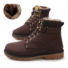 Load image into Gallery viewer, Men's Boots Fashion Super Warm Winter Shoes Outdoor Men Boots Casual Brand Snow Boots Keep Warm Ankle Boots Botas Size 39-46