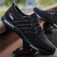 Load image into Gallery viewer, ELGEER New canvas shoes deodorant breathable men&#39;s shoes tide shoes non-slip male students tie casual stripes men shoes