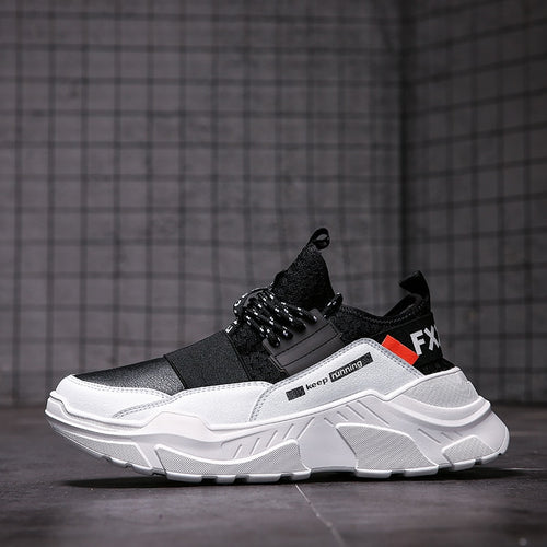 2019 Male Lace-up Men Sneakers High Quality Man Non Slip Comfortable Casual Shoes Mesh Sneakers Breathable Outdoor Walking Shoes