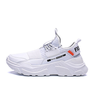 2019 Male Lace-up Men Sneakers High Quality Man Non Slip Comfortable Casual Shoes Mesh Sneakers Breathable Outdoor Walking Shoes