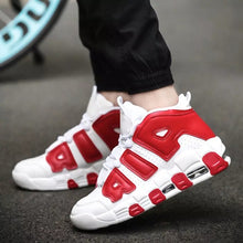 Load image into Gallery viewer, POLALI Brand Basketball Shoes Men High-top Sports Air Cushion Jordan Hombre Athletic Mens Shoes Comfortable Breathable Sneakers