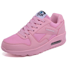 Load image into Gallery viewer, Women Sneakers Breathable Outdoor Walking Shoes Woman Mesh Casual Shoes Pink Lace-Up Ladies Shoes 2019 Fashion Female Sneakers