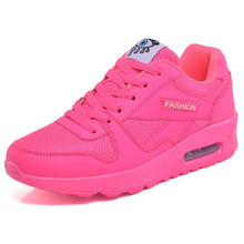 Load image into Gallery viewer, Women Sneakers Breathable Outdoor Walking Shoes Woman Mesh Casual Shoes Pink Lace-Up Ladies Shoes 2019 Fashion Female Sneakers