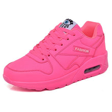 Load image into Gallery viewer, Women Sneakers Breathable Outdoor Walking Shoes Woman Mesh Casual Shoes Pink Lace-Up Ladies Shoes 2019 Fashion Female Sneakers