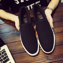 Load image into Gallery viewer, YEINSHAARS New Canvas Driving Shoes Men Green Black Yellow White Vulcanized Lazy Canvas Shoes Mens Designer Sneakers Fashion Men