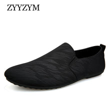 Load image into Gallery viewer, ZYYZYM Men Loafers Casual Shoes Men 2019 Spring Summer Canvas Men Shoes Light Breathable Fashion Flat Footwear