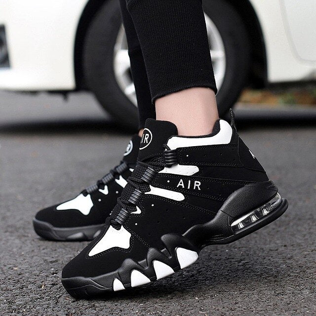 Basketball Shoes Men High-top Sports Air Cushion Jordans Retro Basketball Athletic Mens Shoes Comfortable Breathable Sneakers