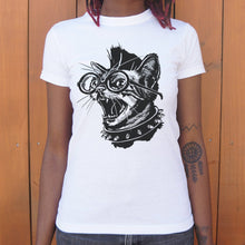 Load image into Gallery viewer, Punk Cat T-Shirt (Ladies)