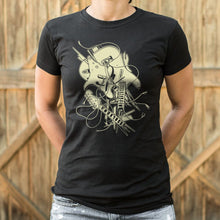 Load image into Gallery viewer, Smashed Guitar T-Shirt (Ladies)