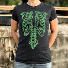 Load image into Gallery viewer, Tap The Spinal Skeleton T-Shirt (Ladies)