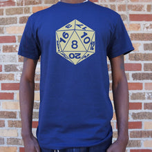 Load image into Gallery viewer, 20-Sided Die T-Shirt (Mens)