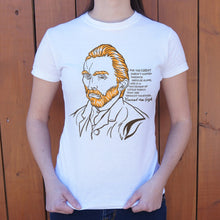 Load image into Gallery viewer, Vincent Van Gogh Quote T-Shirt (Ladies)