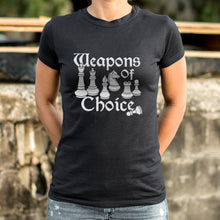 Load image into Gallery viewer, Weapons Of Choice Chess T-Shirt (Ladies)