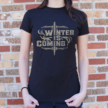 Load image into Gallery viewer, Winter Is Coming T-Shirt (Ladies)